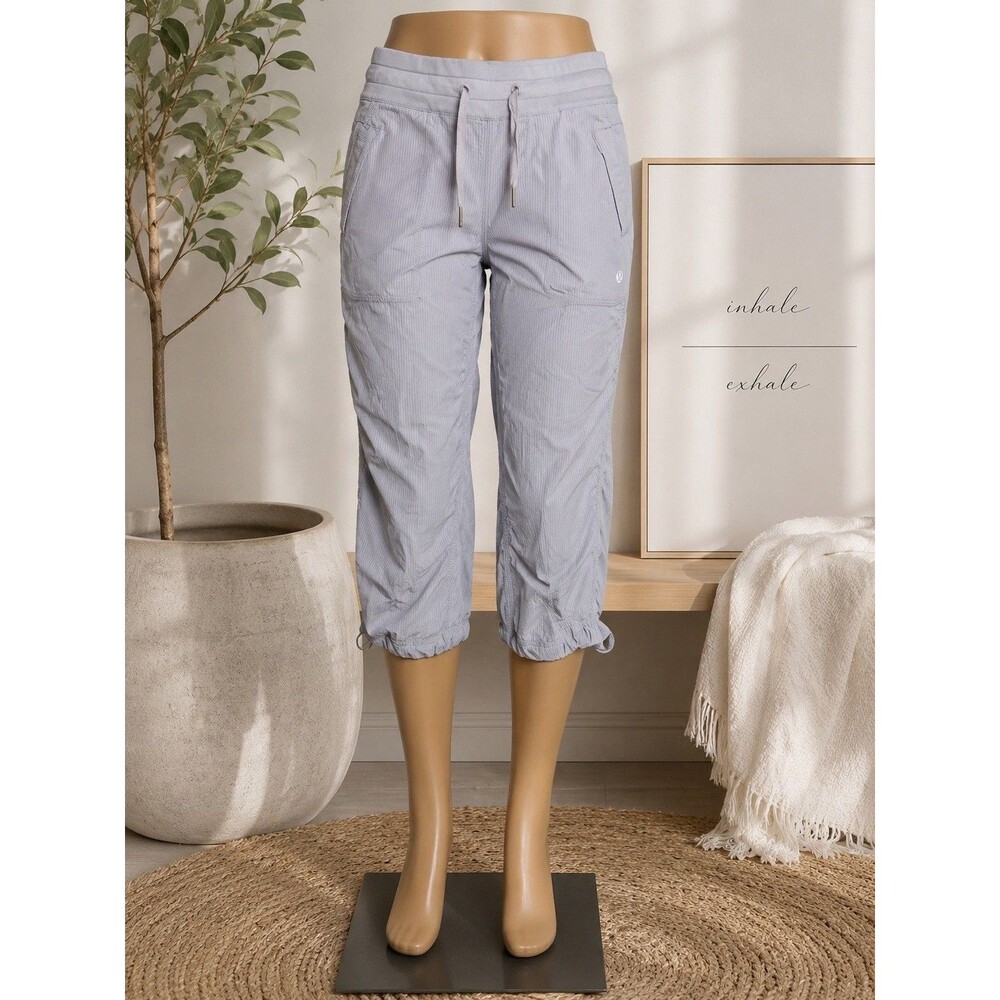 Lululemon Cropped Dance Studio Pants | Size 4 | Light Gray